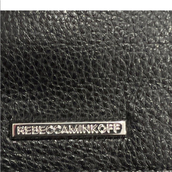 🖤 REBECCA MINKOFF BLACK LEATHER PHONE BAG! - Picture 6 of 12